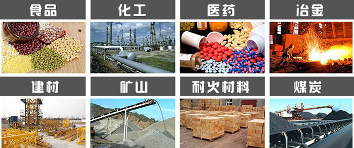 直徑1000型午夜人妻在线免费观看使用的行業:食品，化工，醫藥，冶金，建材，礦山，耐火材料，煤炭等行業。