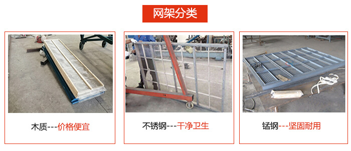 塑料顆粒午夜人妻在线免费观看不同材質的網架展示圖