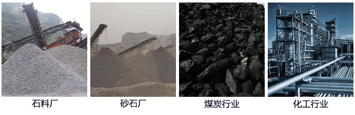 滾筒篩篩沙機適用行業：石料廠，砂石廠，煤炭行業，化工行業等。