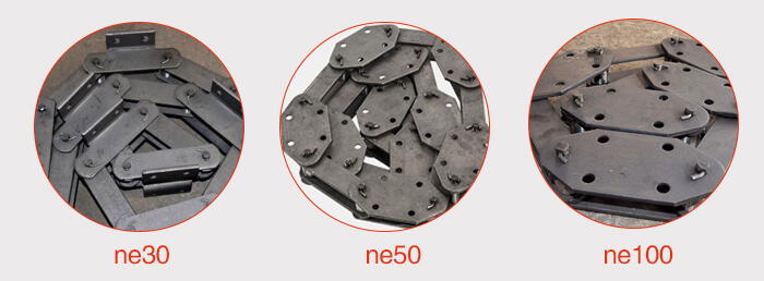 板鏈鏈條展示：ne30，ne50，ne100等