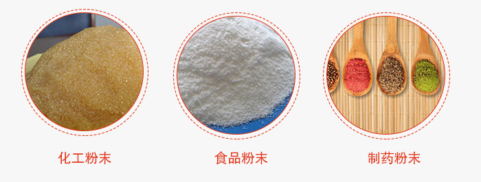 磁懸浮試驗篩適用物料：化工粉末，食品粉末，製藥粉末等。